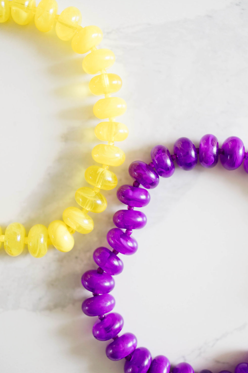 Game Day Spirit Necklace - Yellow